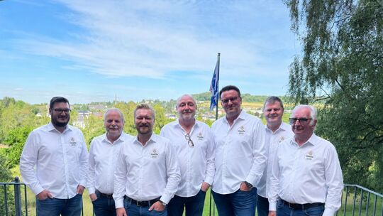 Die Gründungsmitglieder von "GuuDe" (von links): Martin Diefenbach, Hans Josef Weiand, Viktor Schopf, Bernhard Götting, Ulf Ludw