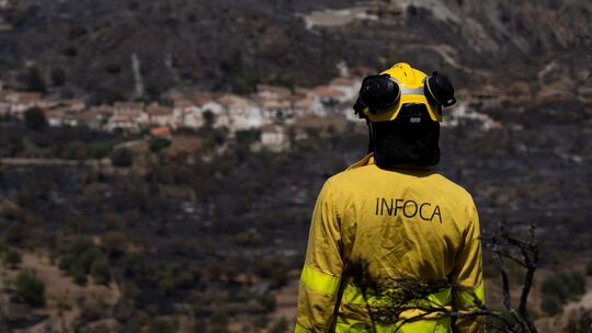Waldbrand in Andalusien