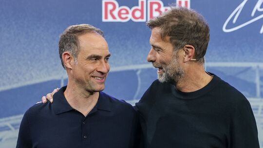 Oliver Mintzlaff und Jürgen Klopp