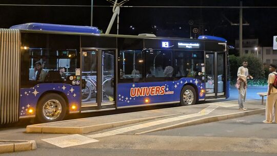 Nach Mitternacht ist der Bus dann am Betzdorfer Busbahnhof angekommen.
