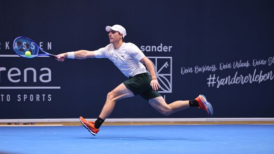 Florian Broska, hier bei den Koblenz Tennis Open im Einsatz. Florian Broska, hier bei den Koblenz Tennis Open im Einsatz.