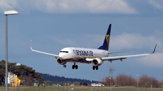 Flieger von Ryanair Flieger von Ryanair