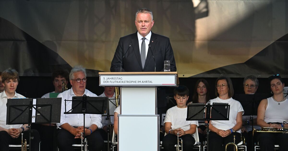 5 years after the flood disaster: Schnieder apologizes to people in the ...