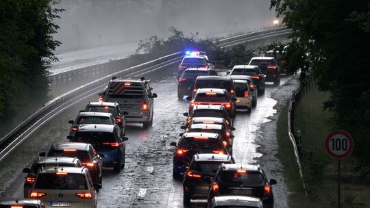 Unwetter in Bayern