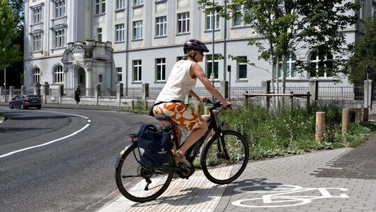 Das Koblenzer Radwegenetz wird schrittweise verbessert. Ein Beispiel hierfür ist die Verbindung zwischen der Waisenhausstraße un