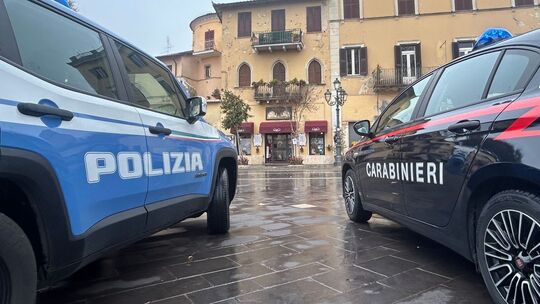 Autos der italienischen Polizei
