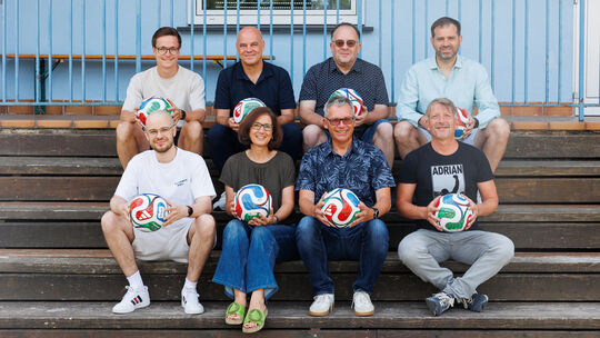 Ein starkes Team im Regionalsport: (von oben links im Uhrzeigersinn) Moritz Hannappel, Marco Rosbach (stellvertretender Sportche
