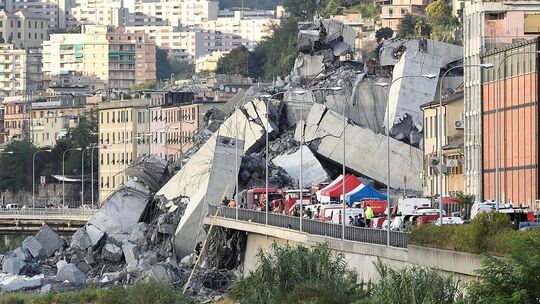 Brückeneinsturz in Genua Brückeneinsturz in Genua