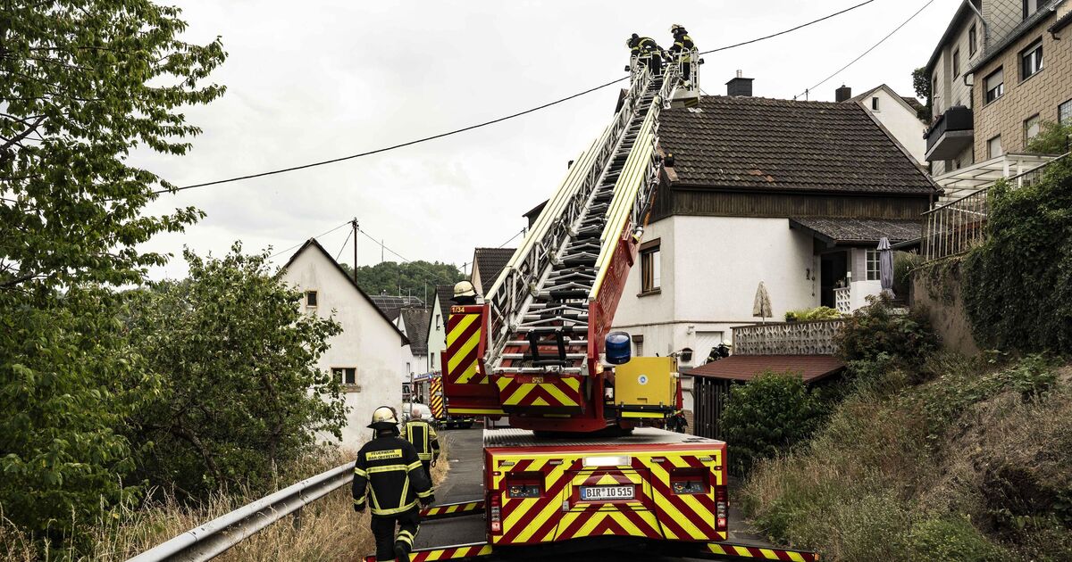 Feuerwehr im Einsatz: Schmorbrand am Dachständer in Idar-Oberstein