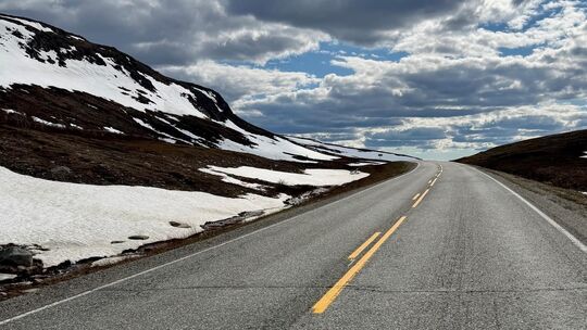 Auf dem Sennalandet-Plateau zwischen Olderfjord und Alta - weit im Norden Norwegens, Luftlinie 2400 Kilometer nördlich von Bad S