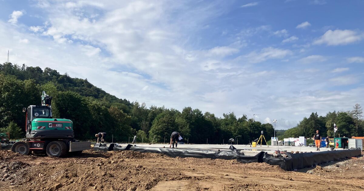 Foundation already built: This is where the McDonald's in Birkenfeld ...