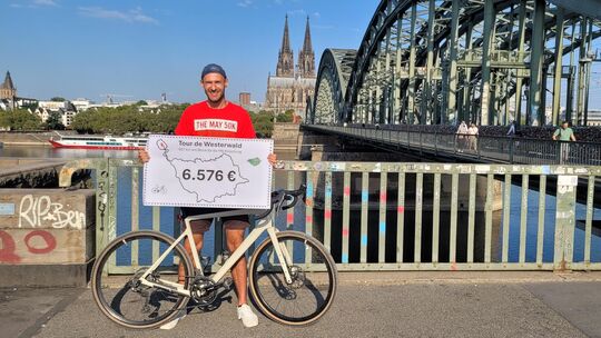 Auf 507 Kilometern hat der aus Hachenburg stammende Extremsportler Julian Hollands den Westerwald und seinen jetzigen Wohnort Kö