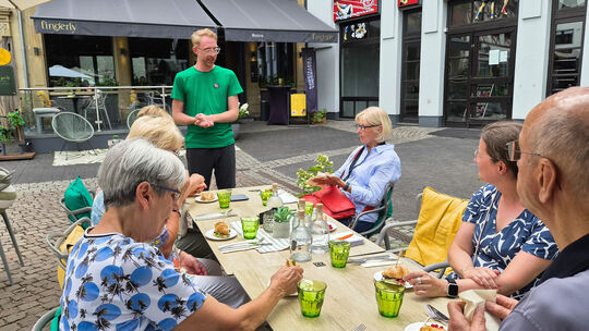 Im Fingerly am Marktplatz greift der Chef auch mal gern in die Tasten. Im Fingerly am Marktplatz greift der Chef auch mal gern in die Tasten.