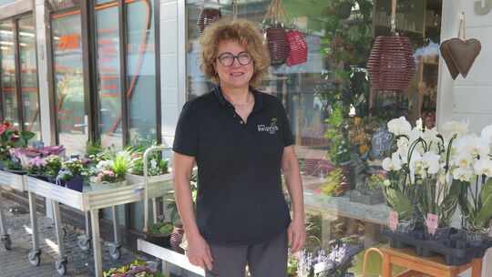 Möchte "Blumen Reiprich" gern in gute Nachfolgerhände geben: Floristik-Meisterin Andrea Reiprich.