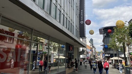 Die Galeria-Filiale in der Mannheimer Straße steht als eine von 33 auf dem Prüfstand.
