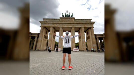Geschafft! Nach rund 800 Kilometern ist Raphael Kornberger am Ziel angekommen.