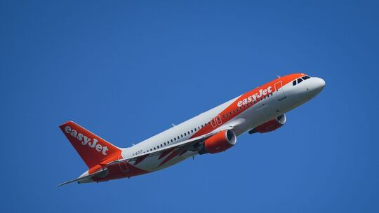 Flugzeug von EasyJet Flugzeug von EasyJet