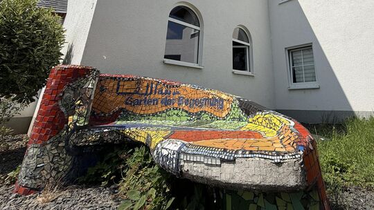 Interkulturelle Verständigung war Martin Richerzhagen wichtig. So ist an der Bullayer Moschee der Garten der Begegnung entstande