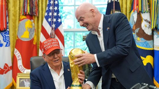 US-Präsident Trump und FIFA-Boss Gianni Infantino