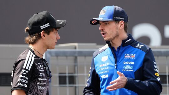 Kimi Antonelli und Max Verstappen Kimi Antonelli und Max Verstappen