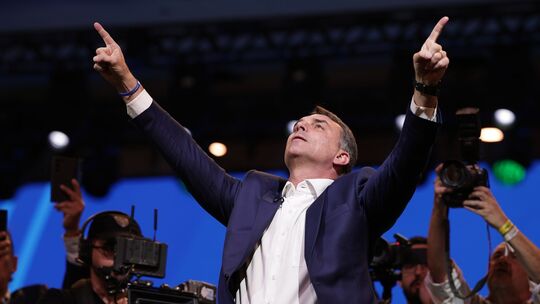 Flavio Bolsonaro beim Parteitag Flavio Bolsonaro beim Parteitag