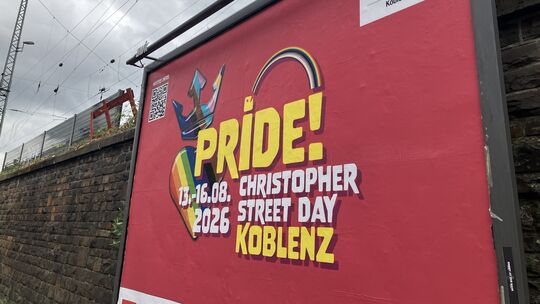 Der Christopher Street Day in Koblenz wird Mitte August gefeiert.