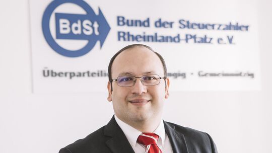 René Quante, Geschäftsführer des Bundes der Steuerzahler in Rheinland-Pfalz