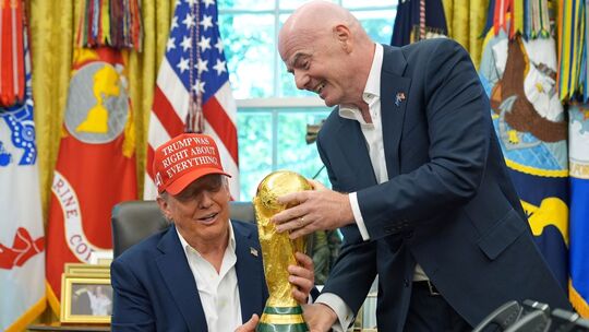 US-Präsident Trump und FIFA-Boss Gianni Infantino