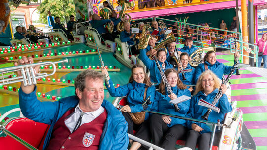 Großes Vergnügen auf der Asbacher Kirmes: Der Musikverein „Westerwaldklänge Asbacher-Land“ genoss im vergangenen Jahr eine Fahrt
