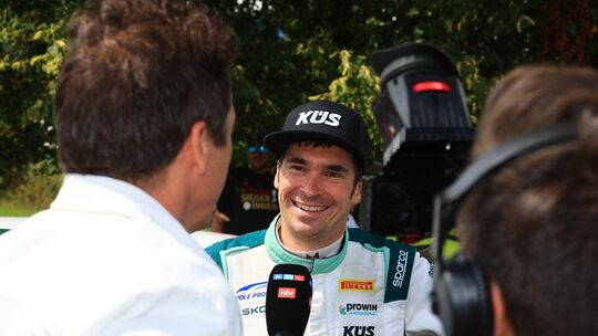 Marijan Griebel freut sich auf den Ritt durch die Moselweinberge bei der Rallye Mittelrhein.