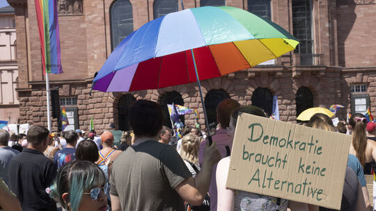 In Mainz wurde am Wochenende der Christopher Street Day gefeiert - inklusive der Demonstration für Vielfalt, Toleranz und queere
