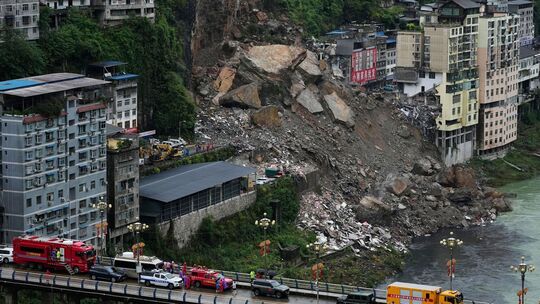 Erdrutsch in China
