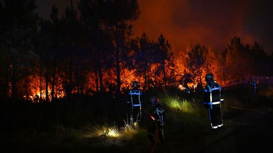 Waldbrände in Frankreich
