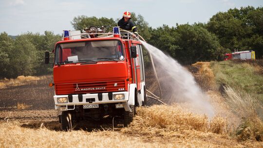 Vor einigen Jahren brannte es nahe des Kavelocherhofs zwischen Wirfus und Klotten. Damals im Einsatz waren die Feuerwehren aus K