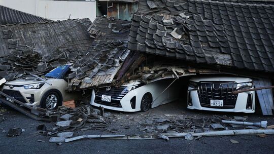 Nach dem schweren Erdbeben in Japan