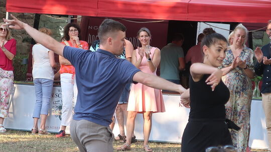 Ein begeisternder Höhepunkt bei „Tanz im Park“ war die Tanzvorführung Leo Werner und Fabienne Kirchgeßner. Ein begeisternder Höhepunkt bei „Tanz im Park“ war die Tanzvorführung Leo Werner und Fabienne Kirchgeßner.