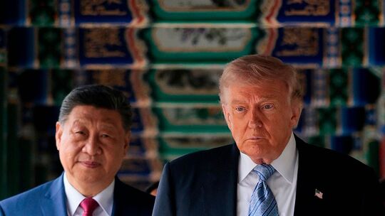 US-Präsident Trump in China US-Präsident Trump in China