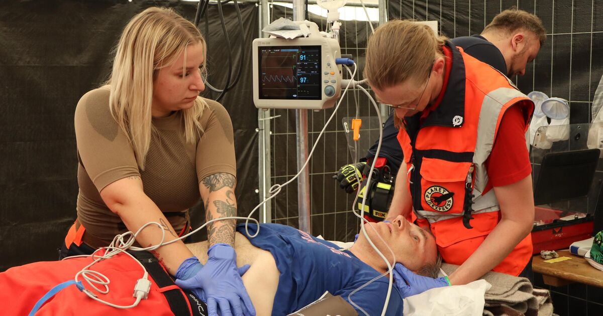 German Red Cross at Nature One 2026: A mobile emergency room in the middle ...