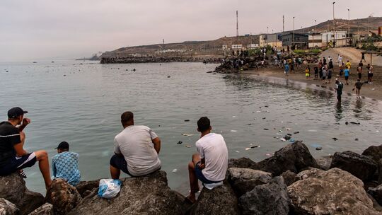 Migranten in Spanien - Ceuta