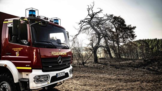 Die Freiwillige Feuerwehr Reichenbach wird das Gebiet am Samstag noch regelmäßig kontrollieren.