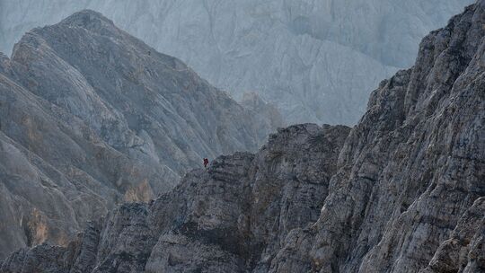 Jubiläumsgrat nahe der Zugspitze