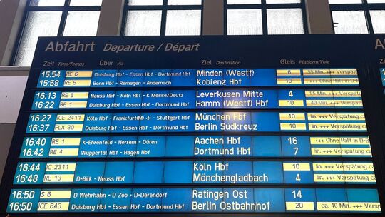Pünktlichkeit Bahn Pünktlichkeit Bahn