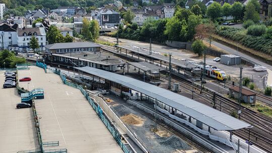 Der Betzdorfer Bahnhof wird seit Anfang 2024 umgebaut.