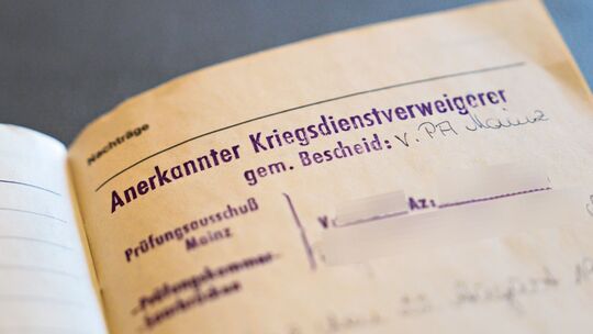 Anerkannter Kriegsdienstverweigerer Anerkannter Kriegsdienstverweigerer