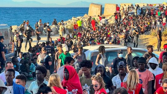 Migranten in Spanien - Ceuta