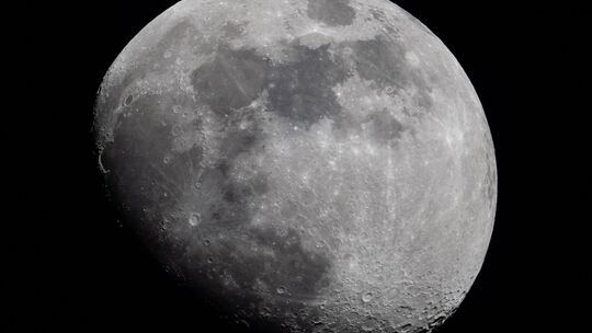 Mond am Himmel