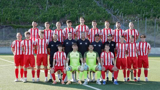 Der SV Untermosel Kobern-Gondorf mit (hinten, von links): Thomas Kaluza, Jonas Kastor, Florian Jonach, Thierry Jülich, Jannis Sc