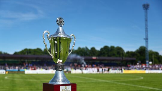 In der vergangenen Spielzeit durfte Eintracht Trier den Rheinlandpokal in die Höhe stemmen und sich nicht nur über eine stolze S