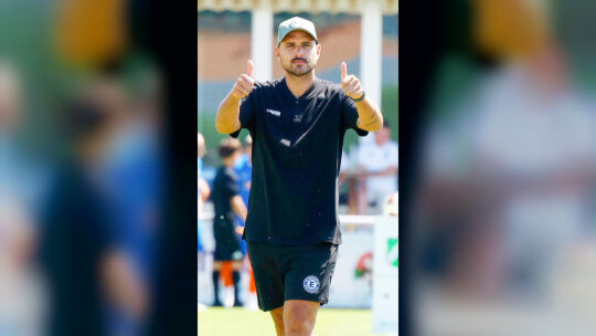 Freut sich auf sein Heimdebüt als Trainer von Eintracht Bad Kreuznach: Amin Ouachchen.