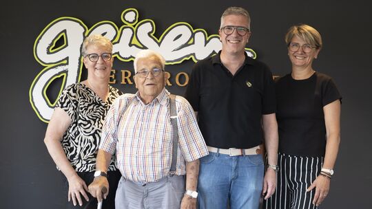 Hinter der Bäckerei Geisen steht nach wie vor die Familie (von links): Tochter Gabi Mangner, Gründer Erich Geisen, Sohn Wolfgang
